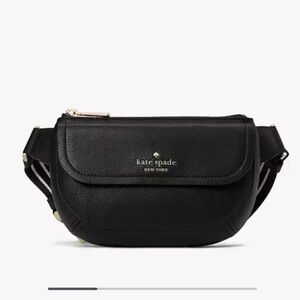 Kate Spade Black Leather Belt Bag